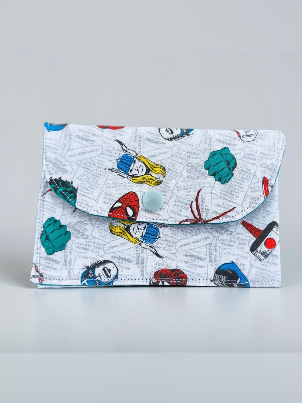 Marvel Superhero Print Kids Wallet Gift Card Holder New Handmade